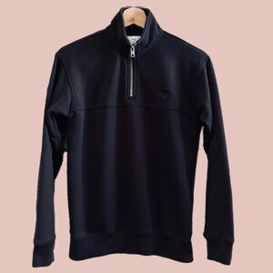 Atitzia TNA 1/4 Zip Warm Up Sweater Black Soft Cozy